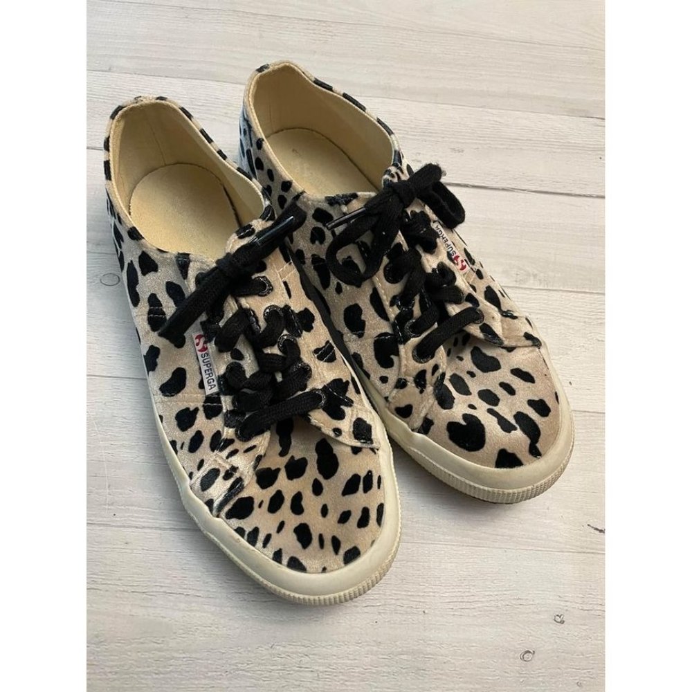 Superga Leopard‎ Print Sneakers womens 9.5